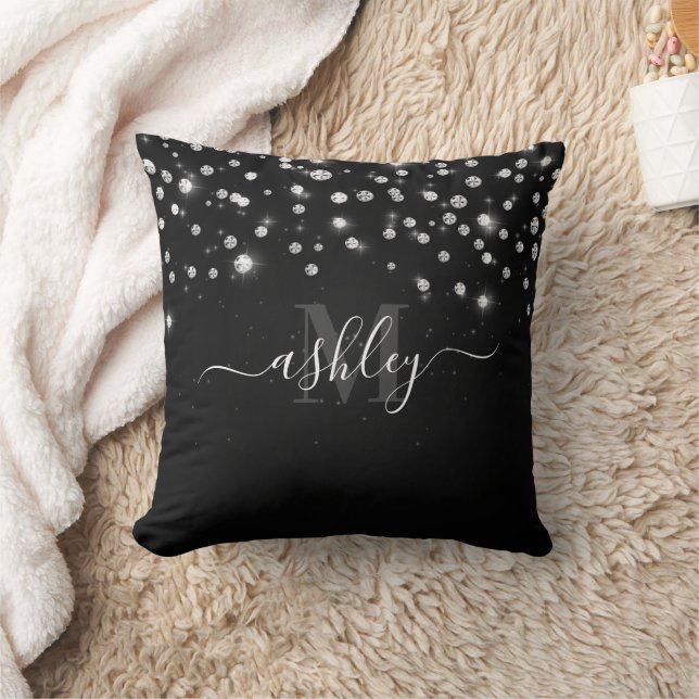 Black Diamonds Kissen (Decke)