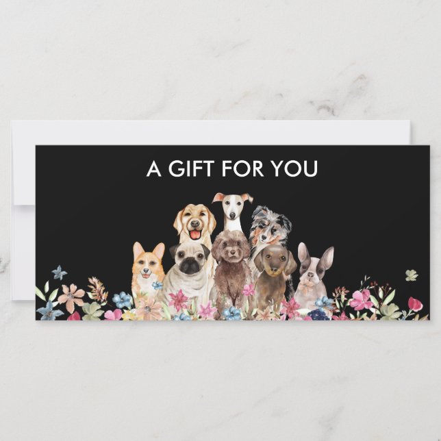 Black Dog Grooming Boutique Begleiter Geschenk (Vorderseite)