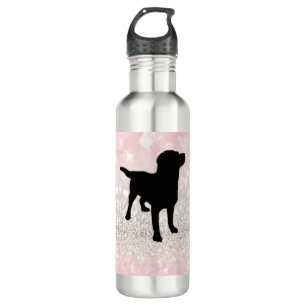 Black Dog Sparkle Edelstahlflasche