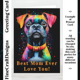 Black Dog Vivid Paint Splashes, CS6 Custom Mother Karte