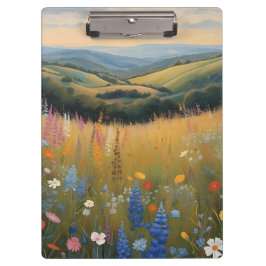 Black Dog Wildflower Clipboard Klemmbrett