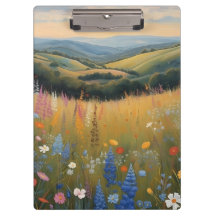 Black Dog Wildflower Klemmbrett