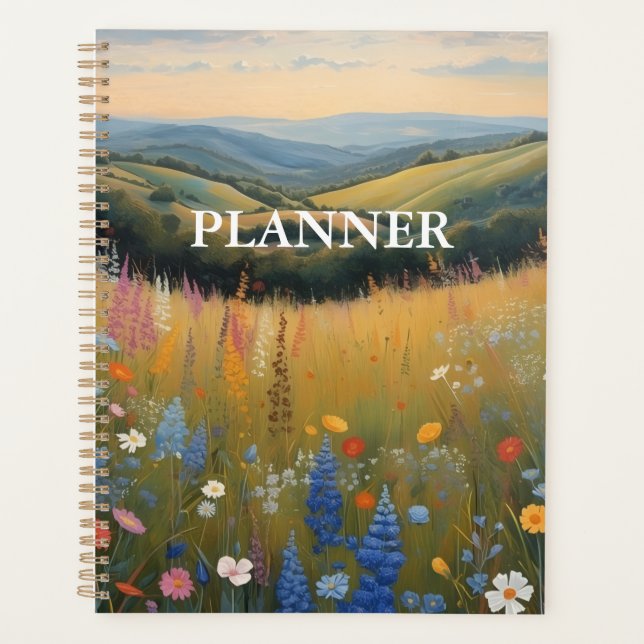 Black Dog Wildflower Planner Planer (Vorderseite)