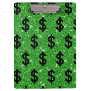 Black-Dollar-Geld-Unternehmer Wall Street Klemmbrett