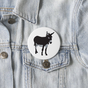 Black Donkey Button