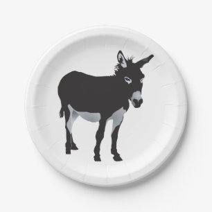 Black Donkey Pappteller