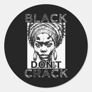 Black Don't Crack 1 Aufkleber