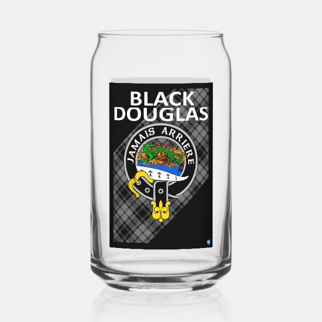 BLACK DOUGLAS Getränkeglas Dosenglas (Vorderseite)