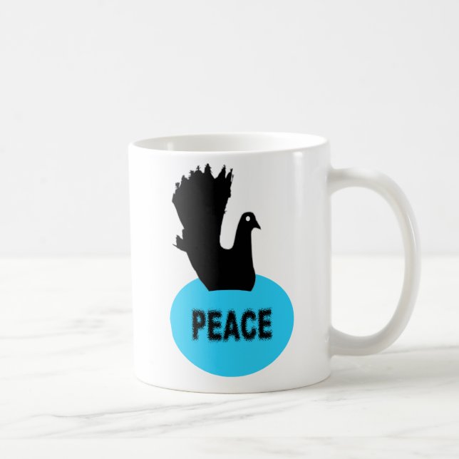 Black Dove Peace Tasse (Rechts)