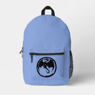 Black Dragon Blue Rucksack