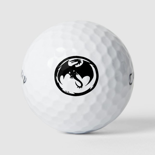 Black Dragon Callaway Warbird Golfbälle 12 pk (Vorderseite)