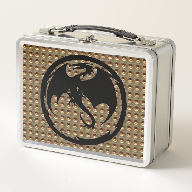 Black Dragon Gold Indent Lunchbox (Vorderseite)