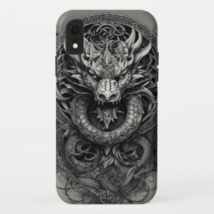 Black Dragon Majesty: Mystisches T-Shirt-Design Case-Mate iPhone Hülle