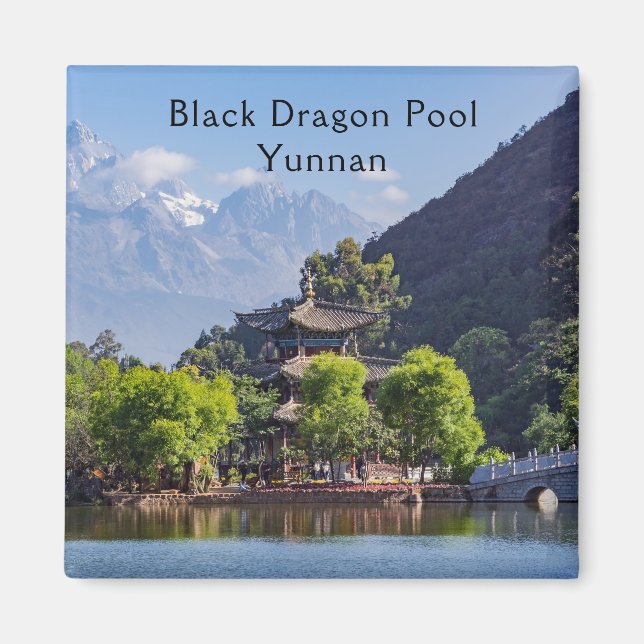Black Dragon Pool - Yunnan, China Magnet (Vorne)