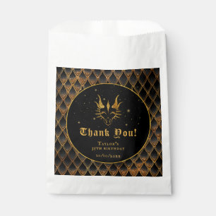 Black Dragon Scales Gold Geburtstag Vielen Dank Geschenktütchen