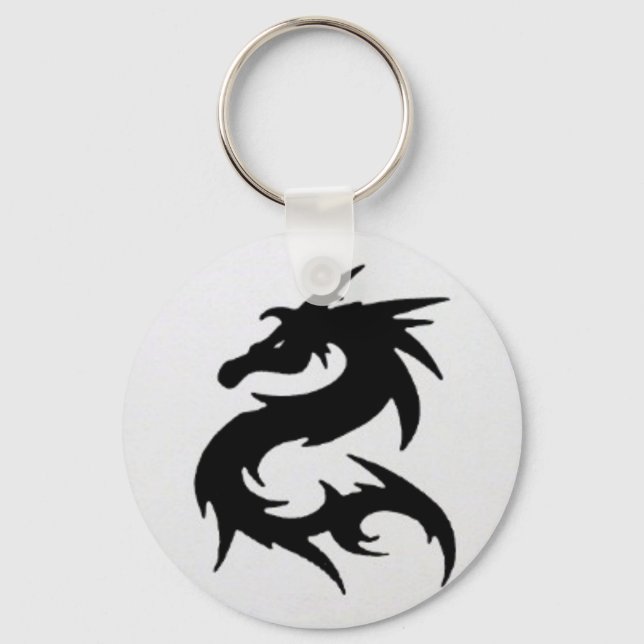 Black Dragon Schlüsselanhänger (Vorderseite)