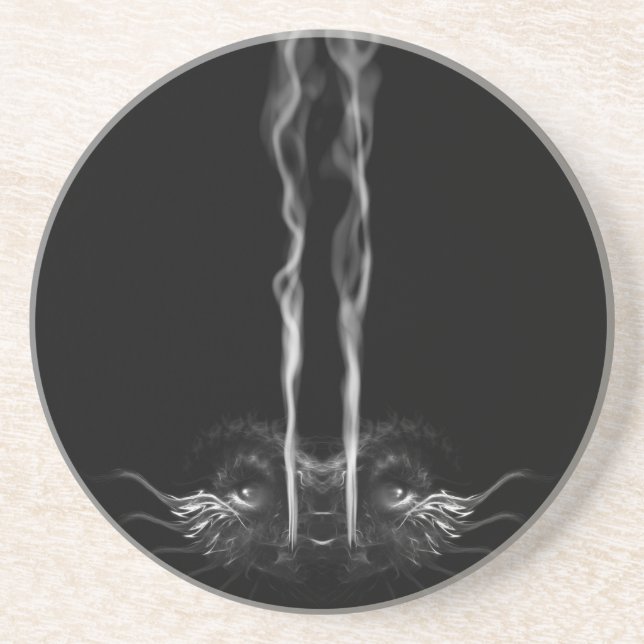 Black Dragon Smoke Getränkeuntersetzer (Vorne)