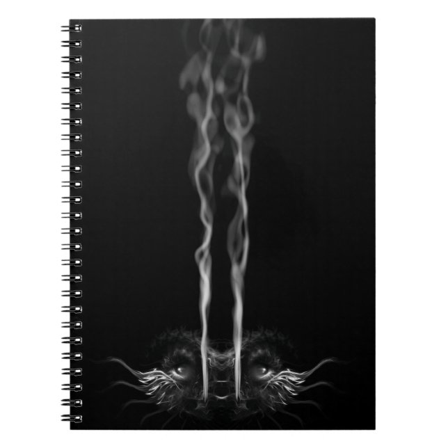 Black Dragon Smoke Notizblock (Vorderseite)