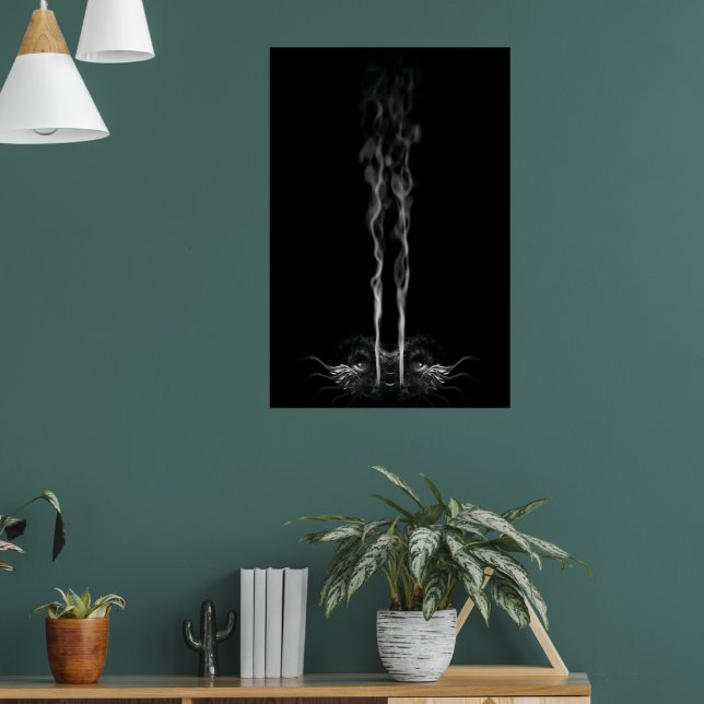 Black Dragon Smoke Poster (Wohnzimmer 1)