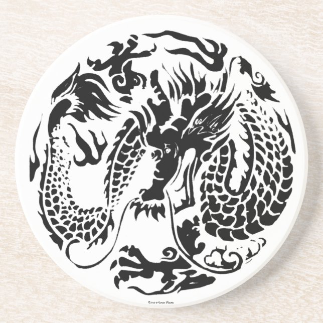 Black Dragon Untersetzer (Vorne)