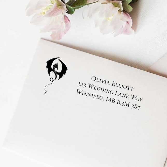 Black Dragon Wedding Permastempel (Von Creator hochgeladen)