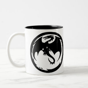 Black Dragon zweifarbige Tasse