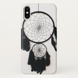 Black Dreamcatcher mit Feathers Case-Mate iPhone Hülle