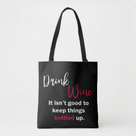 Black Drink Wine Funny Sprichwort Personalisiert