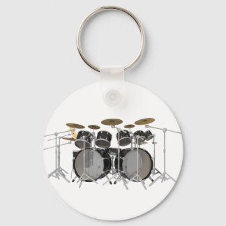 Black Drum Kit: 10 Piece: Schlüsselanhänger