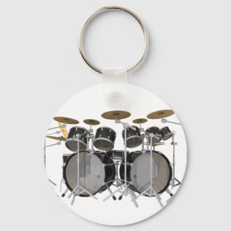 Black Drum Kit: 10 Stück: Schlüsselanhänger