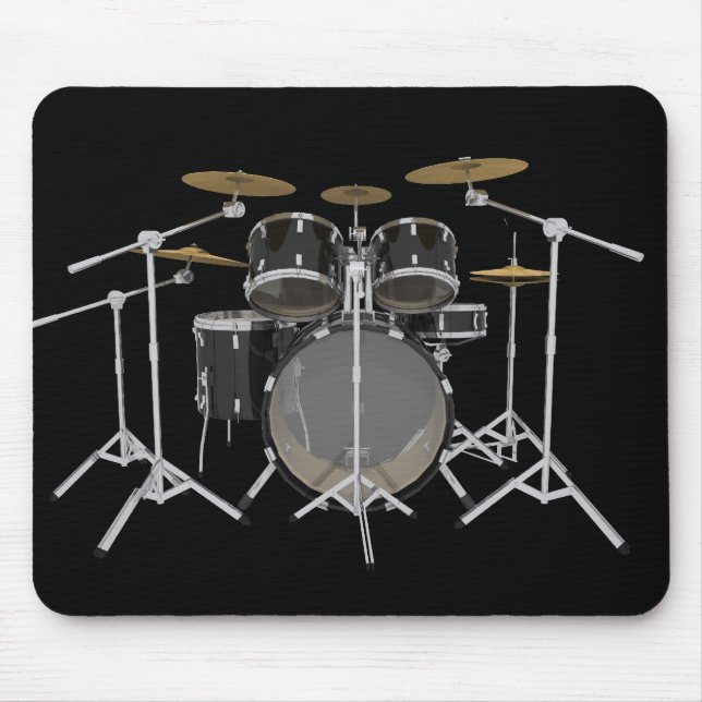 Black Drum Kit: Mousepad (Vorne)