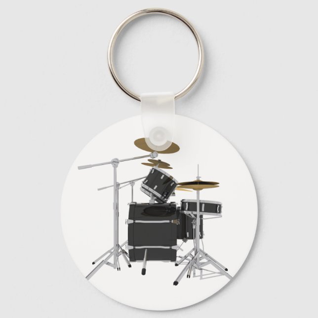 Black Drum Kit: Schlüsselanhänger (Vorderseite)