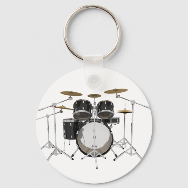 Black Drum Kit: Schlüsselanhänger (Vorderseite)