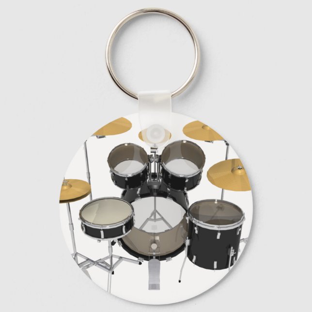 Black Drum Kit: Schlüsselanhänger (Vorderseite)