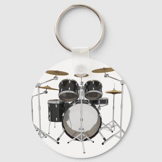 Black Drum Kit: Schlüsselanhänger (Vorderseite)