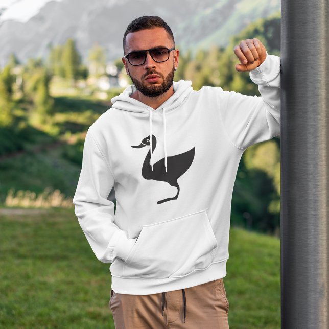 Black Duck Bird-Symbol Hoodie (Von Creator hochgeladen)