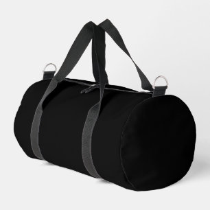 Black Duffle Bag - Minimaler Look, Max Space
