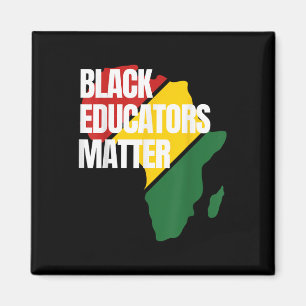 Black Educators Black History Teacher Afrikanische Magnet