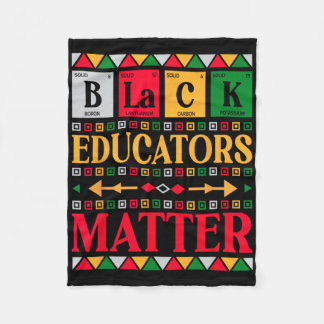 Black Educators Problem Black History Pride Period Fleecedecke