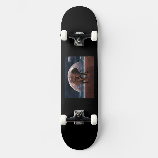 Black Elephant Skateboard (Vorderseite)