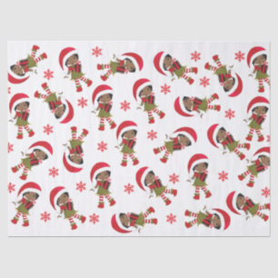 Black Elf Girl Seidenpapier