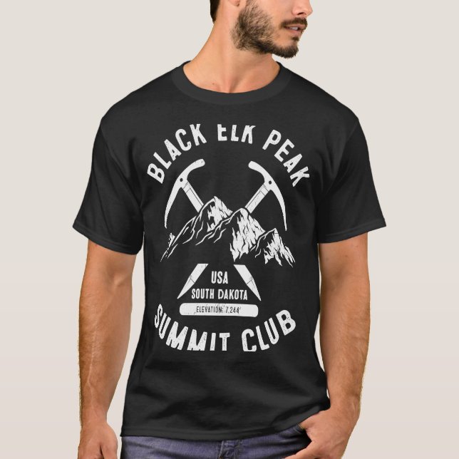 Black Elk Peak Summit Club I Climbed Black Elk Pea T-Shirt (Vorderseite)