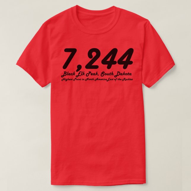Black Elk Peak T-Shirt (Design vorne)
