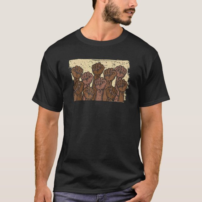 Black Empowerment Schwarzer Pride Melanin African  T-Shirt (Vorderseite)