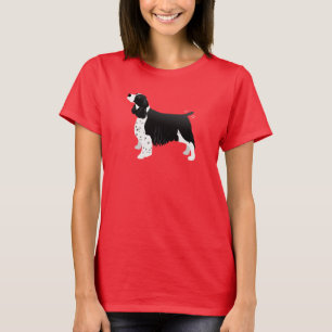 Black English Springer Spanel Basic Breed T-Shirt
