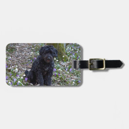 Black English Springer Spaniel Gepäckanhänger