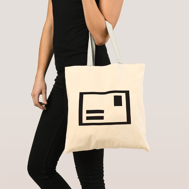 Black Envelope Tote Bag Tragetasche (Von Creator hochgeladen)