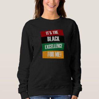 Black Excellence Afro Black Pride African Black Hi Sweatshirt