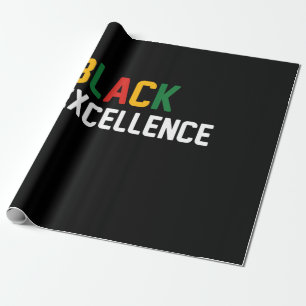 Black Excellence Black Proud Geschenkpapier