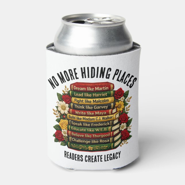 Black Excellence History Heroes Bookish Gift Dosenkühler (Kanne Vorderseite)